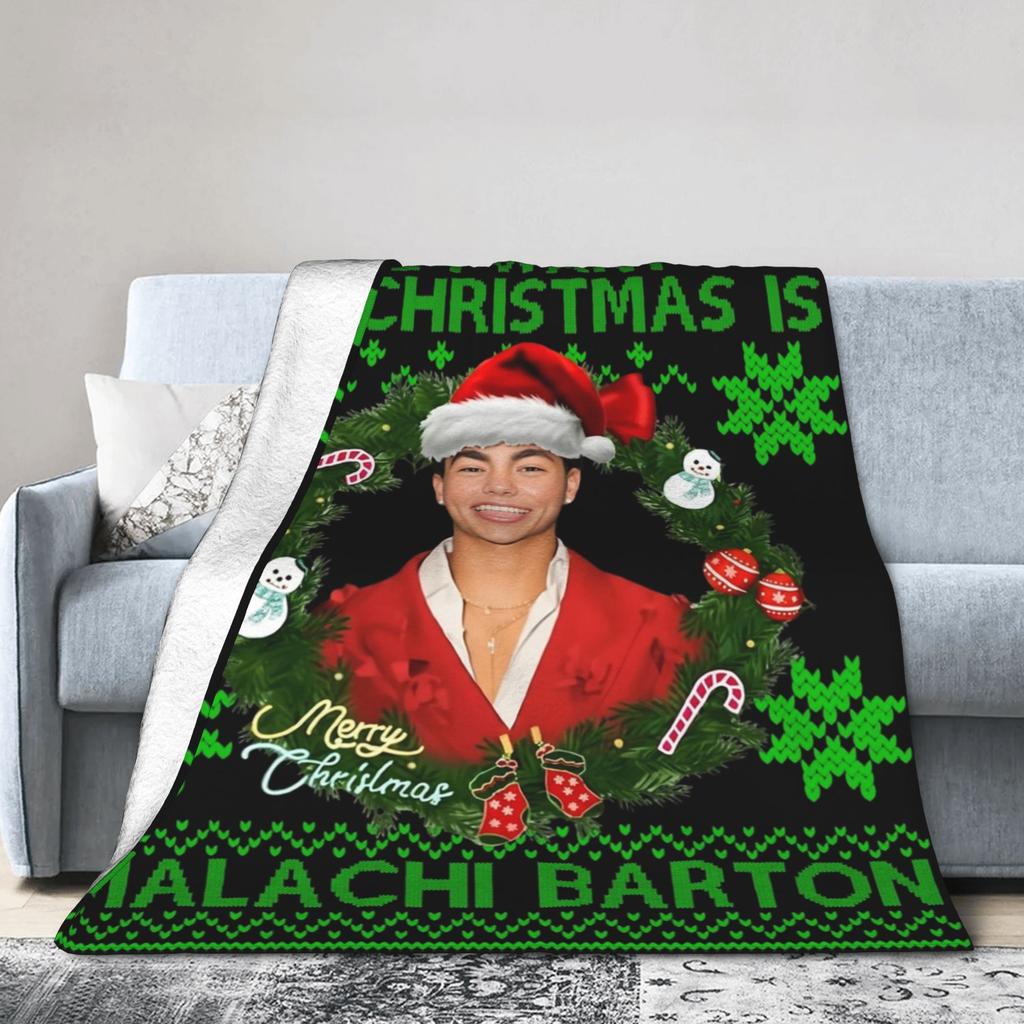 Malachi Barton Throw Blanket for Couch  Fuzzy Soft Plush Blanket 50x60 Inch Multi-size Bedspread for All Seasons