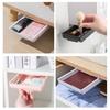 Yousheng under Desk Drawer Self-Adhesive Slide Out Organizer under Desk Hidden Pull-out Storage Box for Makeup Tools Pens Stationery
