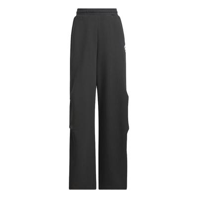 Fustl Solid Color Loose Comfortable Sports Casual Pants Women Bottoms Carbon-Black JM6206