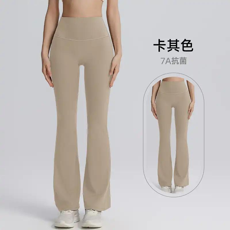 Dames 2-in-1 Flare Yogabroek Met Rok Overlay Hoge Taille Atletische Leggings