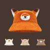 Fox Cosplay Plush Fisherman Hat With Thermal Function For Seasonal Wear