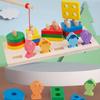 Early Education Wooden Magnetic Fishing Game Magnetic Fishing  Puzzle Toys  Birthday Present