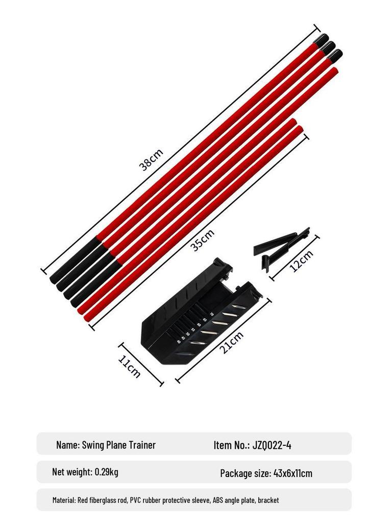PGM Golf Flat Swing Practice Corrector: Swing Angle & Posture Training