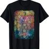 Tree of Life Geometry Kabbalah Medieval Jewish MysticismT-Shirt 100% Cotton O-Neck Short Sleeve