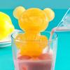 Ice Cube Mold Bear Shape Silicone Ice Tray for Coffee Milk Tea Juice Cocktails BPA-Free Food Grade Soft Cute Ice Cube Maker