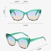 Fashion Men Women Trendy Cat Eye Sunglasses Luxury Large Oversized Sun Glasses for Ladies Fashion Outdoor UV400 Riding Driving Eyewear