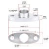 High-Demand Turbocharger 1/2NPT Oil Line Flange Adapter for T3 Auto Parts