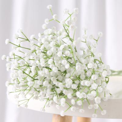 Gypsophila מזויף מציאותי חי שאינו דוהה DIY זר כלה ביתי פרחים מלאכותיים ציוד ביתי