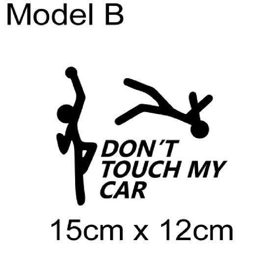 Car Sticker Dont Touch My Car Decor Decal Vinyl Cover Creative Funny Auto Exterior Decoration Motor Door Side Window Accessories