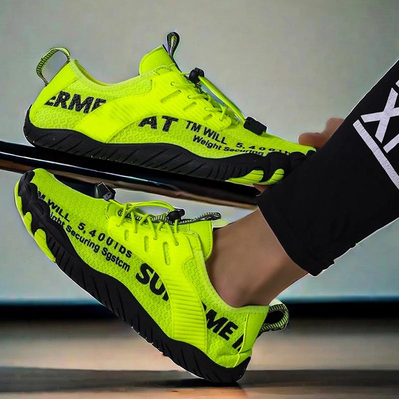 Nuevos Zapatos Acuáticos Antideslizantes de Secado Rápido para Senderismo en Arroyos, Zapatos de Agua para Exterior, Playa, Transpirables, para Senderismo en Arroyos, Descalzos