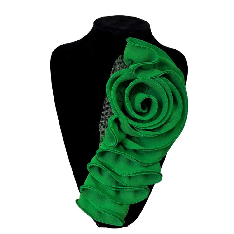 Projekt Rękodzieło Aplikacje Jedwabny Kwiat do Sukienki Etnicznej Naszywane Łatki Kwiatowe