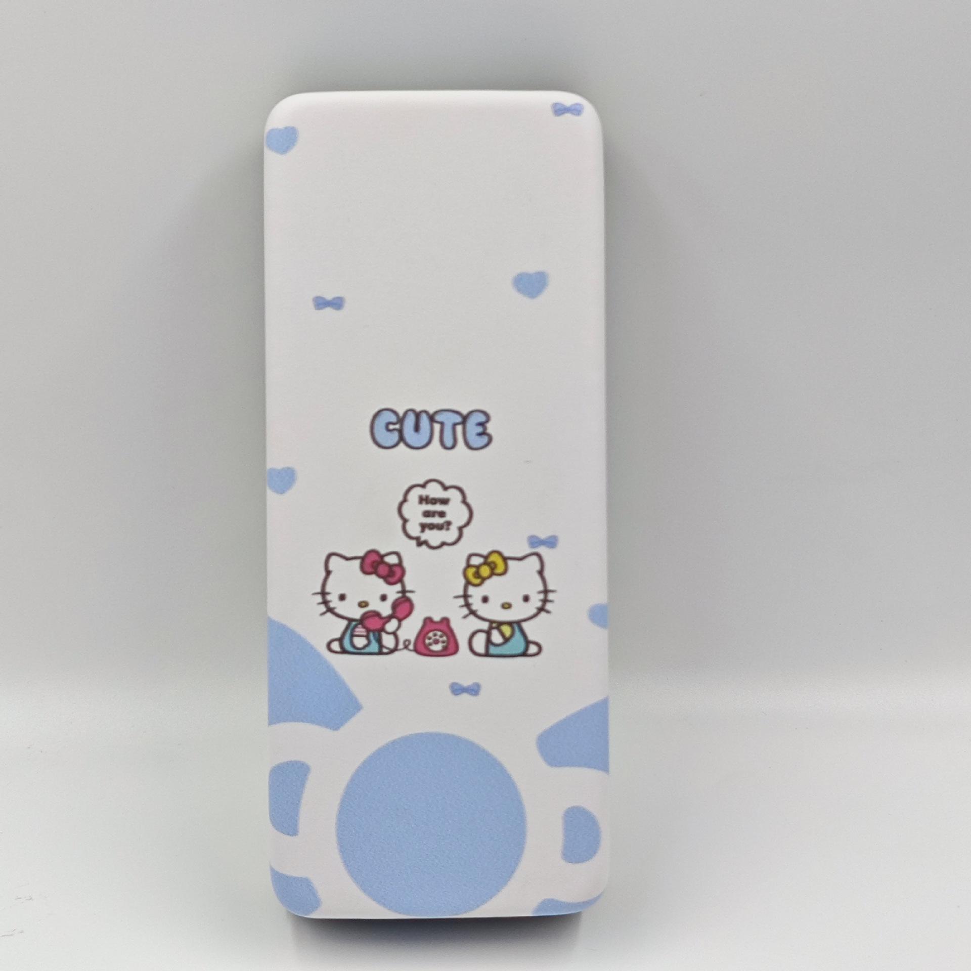 

Cartoon Hello Kitty Myopia & Sunglasses Storage Box - Kids Anti-Pressure, Anti-Lost Pencil and Mirror Case 16x7x3.5 cm