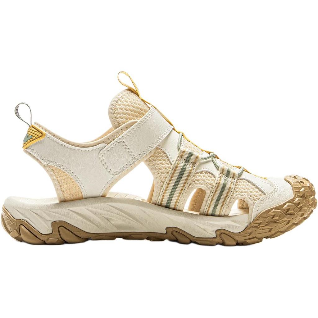 Li Ning Kids Comfortable Soft Non-Slip Wear-Resistant Low-Top Sandals Kids sandals Off-White YKUV014-5