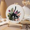 New Cat Embroidery Diy Handmade Material Kit Embroidery Kits