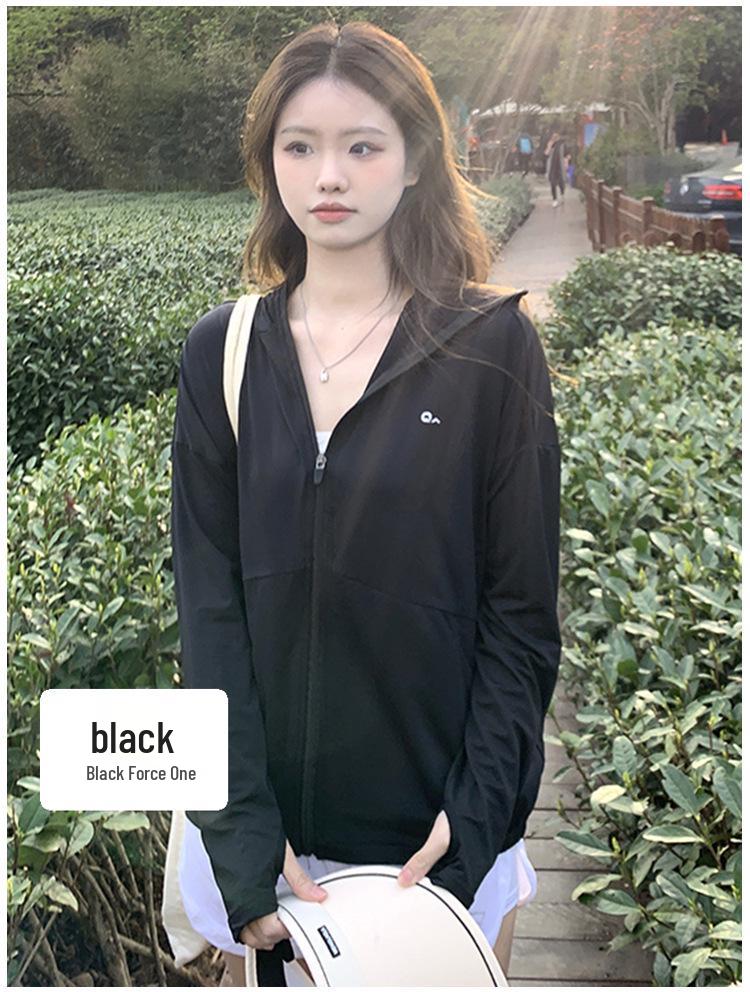 Women's 2025 Ice Silk Sun Protection Cardigan - Breathable, Loose, Anti-UV, Summer Jacket