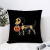 Halloween Pumpkin Skull Pillow Case Plush Fabric Soft Double Sided Print Home Sofa High Quality Cushion Cover Throw