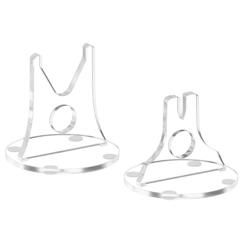 

Современный акриловый держатель для ножей с безопасным слотом Компактное настольное хранение для кухонных инструментов и столовых приборов чистый