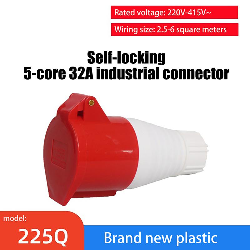 1 Piece 3Pin 4Pin 5Pin Industrial Plug And Socket Waterproof Connector 16A/32A Electrical Connection Wall Mount Socket