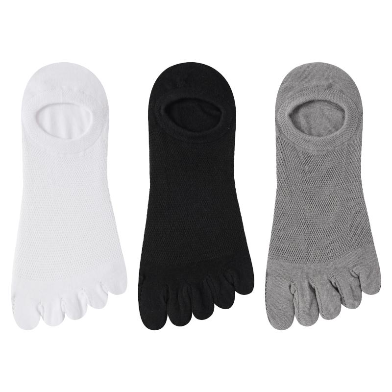 Ponožky Toe Crew Dámské Prodyšné Bavlna Sportovní Běh Kotníkové Bavlněné Krátké pětiprsté ponožky