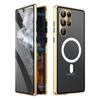 Magnetic Dual Glass MagSafe Case for Samsung Galaxy S24 Ultra, Gold