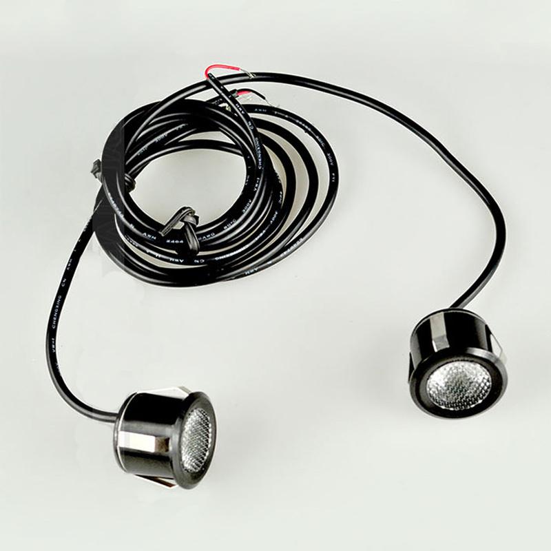 Reversing Radar Design Car Eagle Eye LED Day Running Light Auto Under Side Rear View Mirror Puddle Light Car Door Welcome Lights