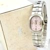 Used [With Box/new Battery] SEIKO Lk Rukia Ladies Watch Pink Shell Oval Silver 1F21-0AZ0 7N0005