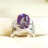 Alexandrite Oval Cut  Gemstone With 925 Sterling Silver Ring For Men's #A623 JL375656842475