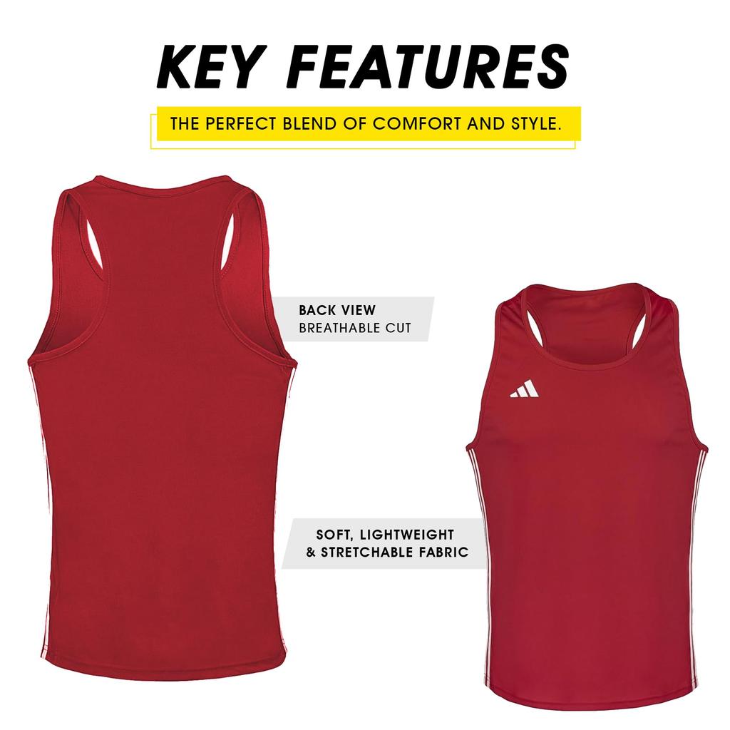 Adidas Boxing Vest ADIBTT02 Size (Red, 150/XS)