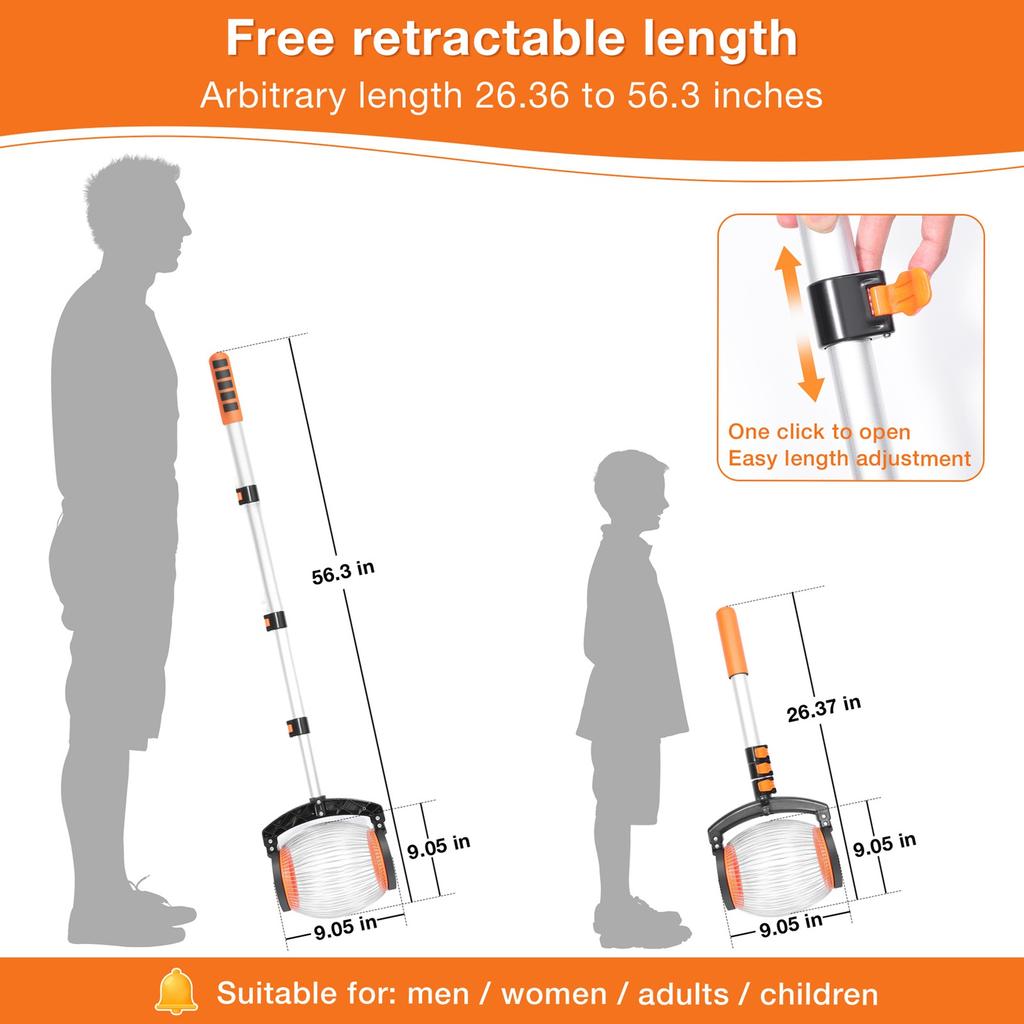 Rolling Nut Collector Manual Ball Gatherer Multifunctional Garden Picker Tool for Walnut Chestnut Fr