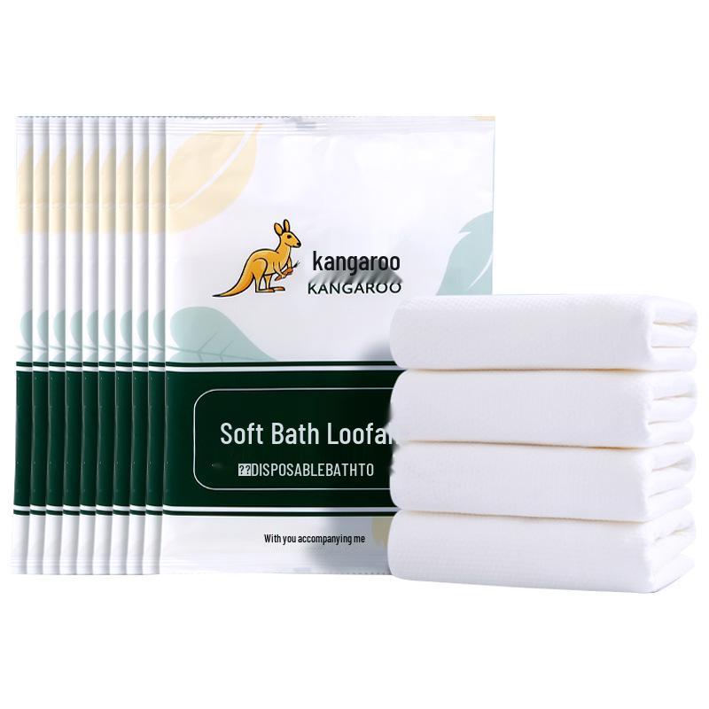 70x140 Plant Fiber Disposable Bath Towel Set for Travel & Hotel Use Thick Version