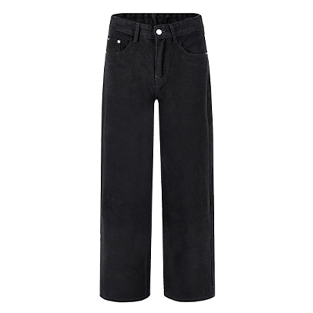 Mens Straight Leg Jeans Baggy Lightweight Wide Leg Denim Pants Casual Fashion Vintage Bell Bottom Jeans Men