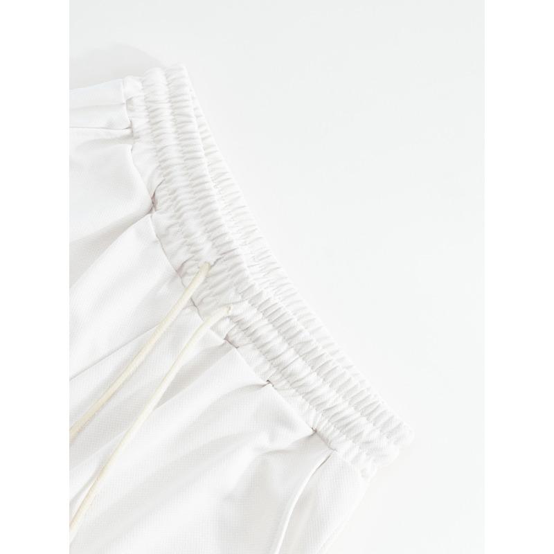 Spring Fashion Straight Casual Trousers Men's Sweatpants Drawstring Elastic Waist Micro Loose Neutral Wind Sports Trend Versatile
