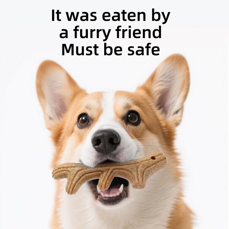 Dog Toys, Deer Antlers, Grinding Teeth Sticks, Small, Medium, and Large Dogs, Bite Resistant Dog Toys, Pet Supplies