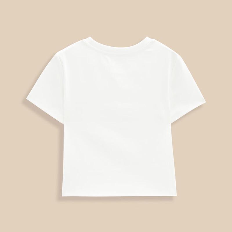 IEF Damen Sommer 2025 Einfarbig Locker Geschnittenes T-Shirt