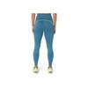 Asics Mesh Panel Training Tight Solid Color High Waist Elastic Slim Fit Leggings Women Leggings Blue 2032C711-407