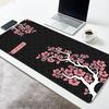 Japanese Great Wave Off Mouse Pad Large Mousepad Keyboards Gamers Deskpad Computer Laptop Keyboard Rubber Stitched Edges Mat