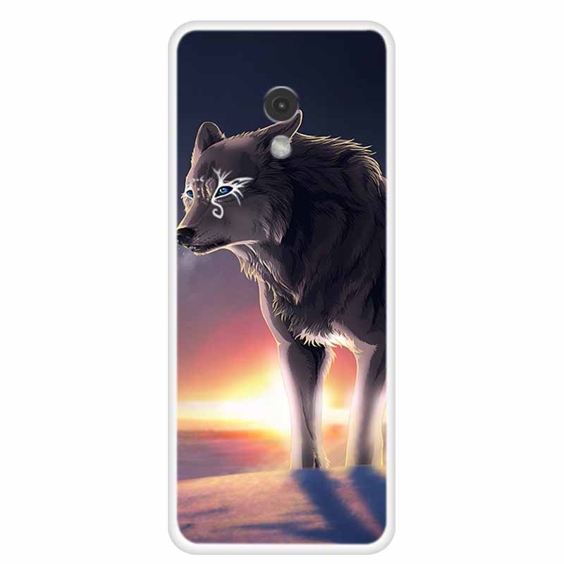 For Nokia 235 4G Case Nokia 215 220 4G Wolf Lion Clear Silicon TPU Back Cases for Nokia 220 4G 4G Phone Cover Cute Soft Fundas