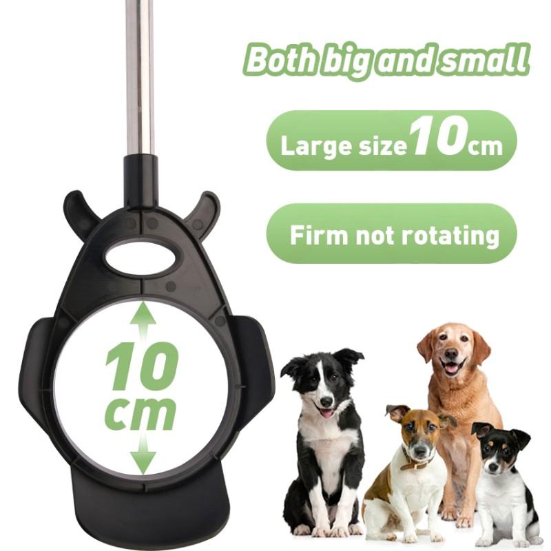 Portable Dog Poop Scooper Long Handle Poop Scooper For Dog Puppy Cat Waste Picker