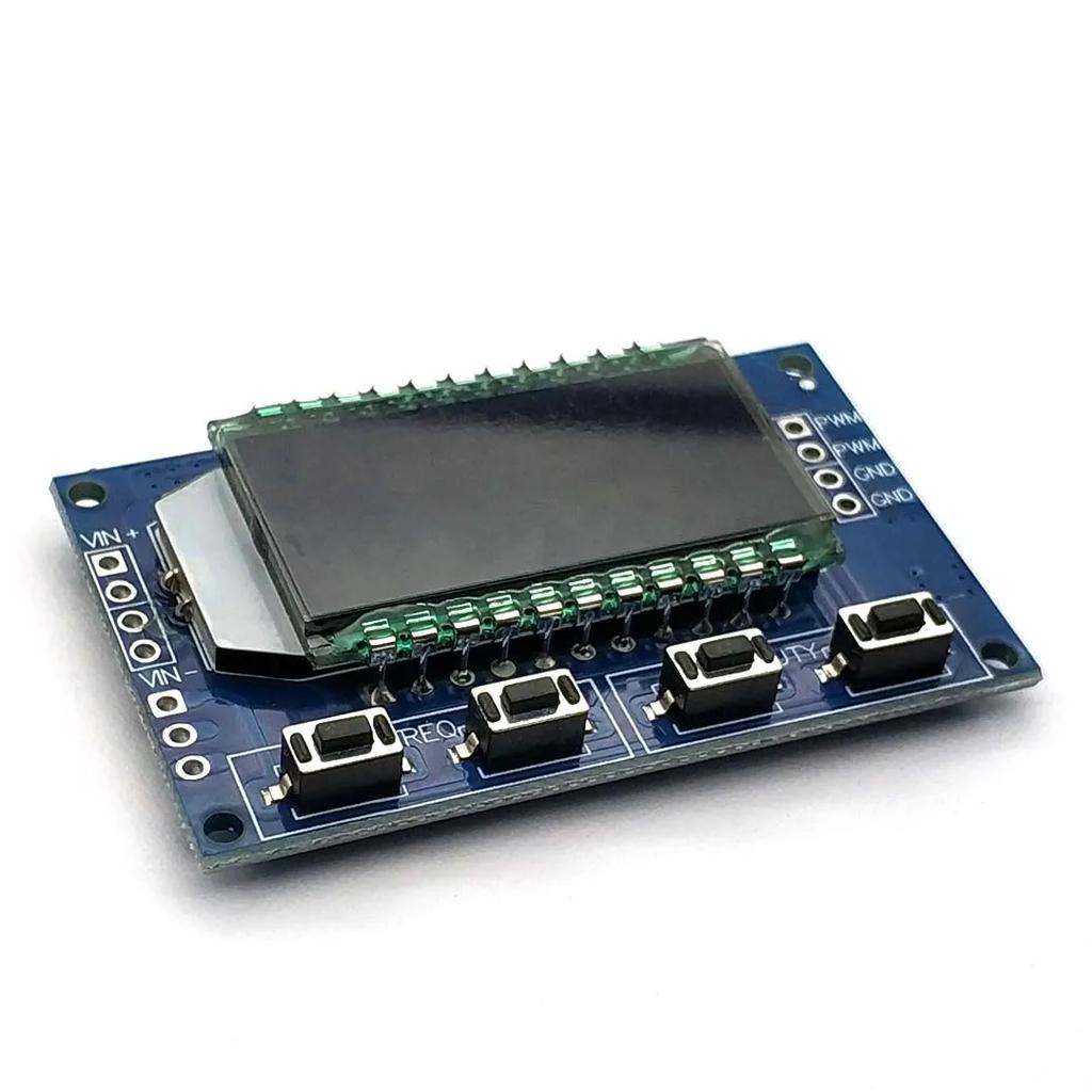 Generator sygnału PWM częstotliwość impulsów cykl pracy regulowany moduł wyświetlacz LCD 1Hz-150Khz 3.3V-30V moduł tablicy PWM