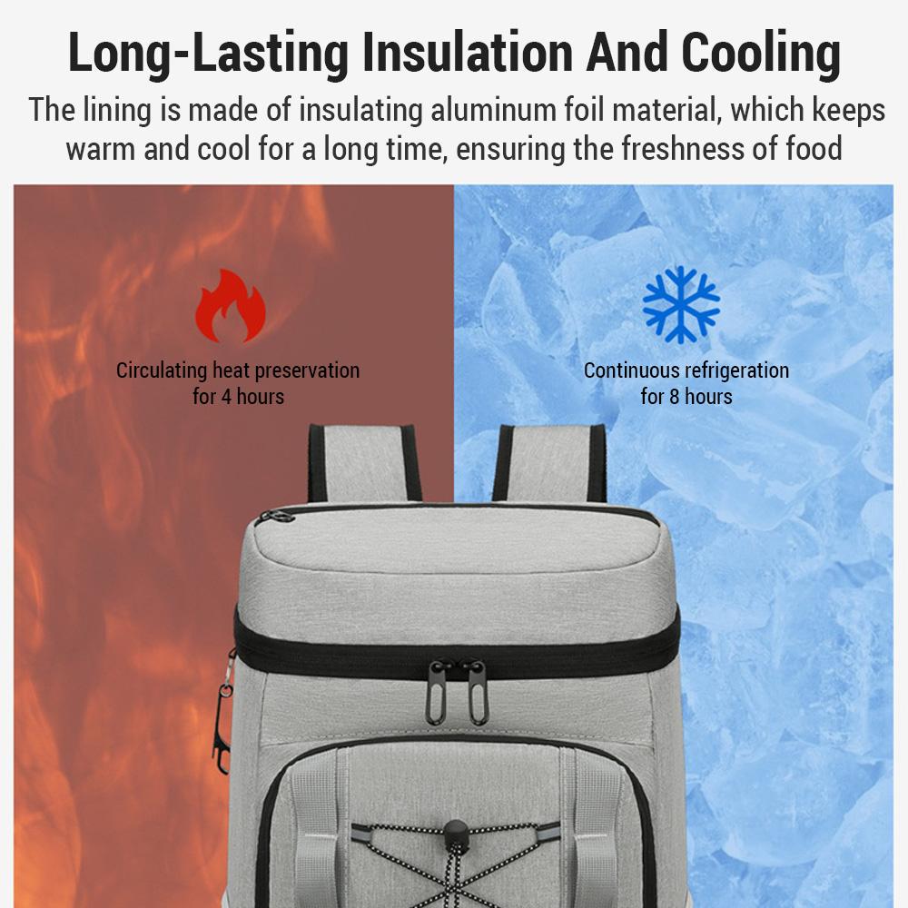 Coolers Backpack Insulated Leakproof with Lunch Compartment Water-resistant for Men/Woman Picnics
