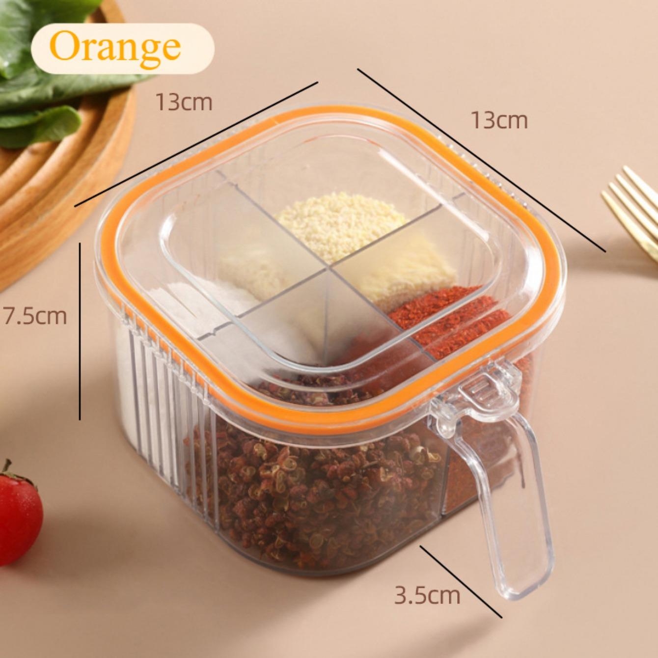 

Seasoning box, household kitchen combination, salt, monosodium glutamate, seasoning jar, light luxury storage condiments