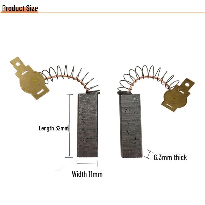 Escobilla de Carbón para Motor de Aspiradora Universal Resistente al Desgaste Jieba para BF501 y Varios Modelos