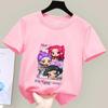 K-POP Demon Hunter Girl Group Unisex Cotton T-Shirt - Kids' Summer Short Sleeve Round Neck Top