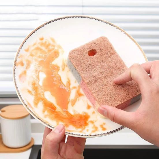 5/10Pcs Dishwashing Sponge Effective Cleaning Multifunctional Scratch-free Countertop Cleaning Sponge