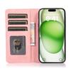 For iPhone 16 Pro Case Wallet Magnetic Closing Leather Flip Phone Cover