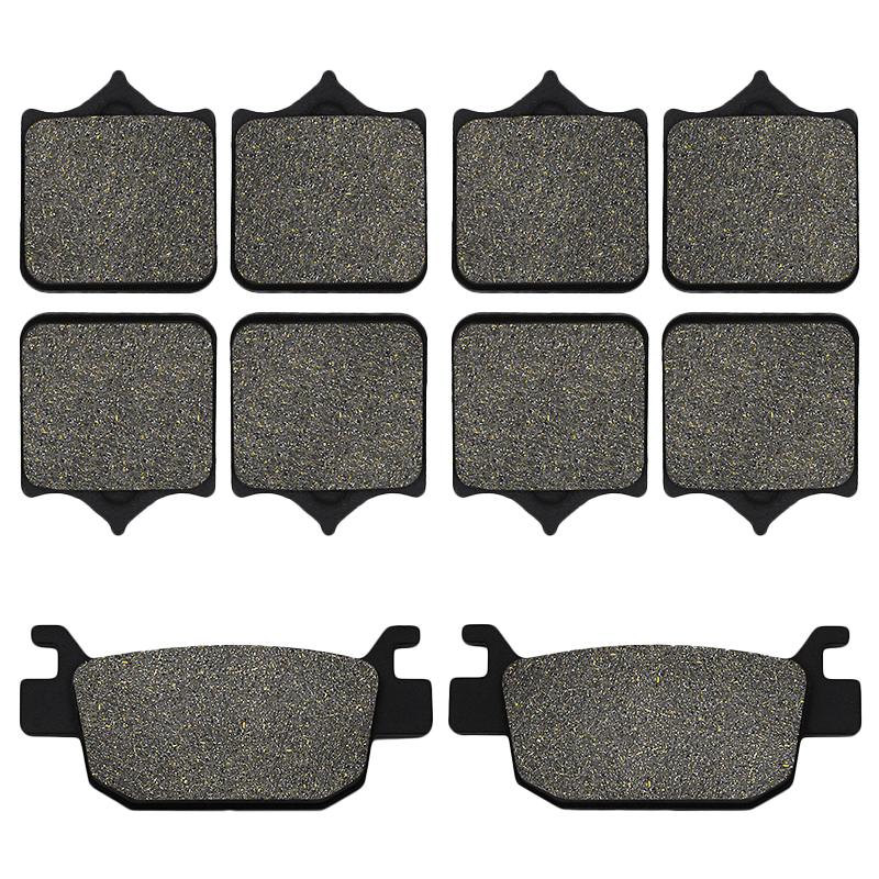 Cyleto Motorcycle Front and Rear Brake Pads for Benelli TRK502 TRK502X TRK 502 Leoncino 500 BJ500 BJ500GS-A BJ 500