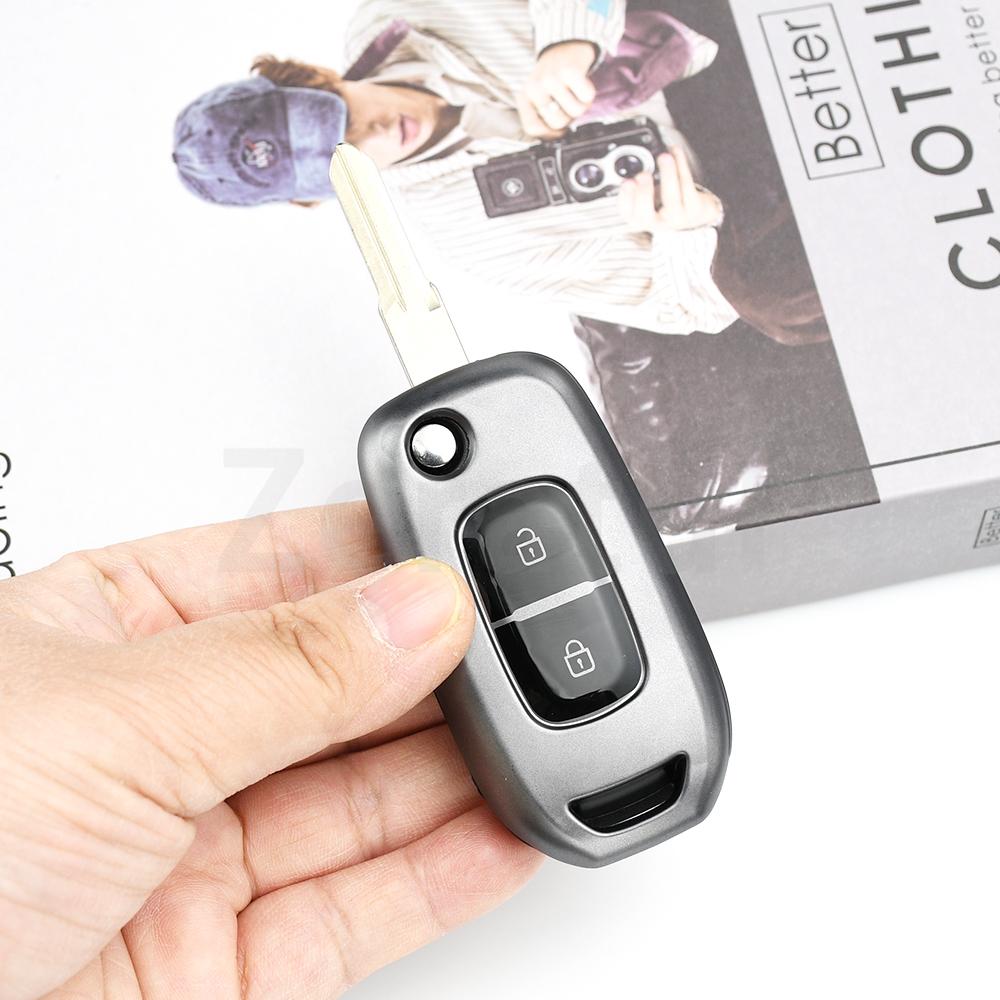 2/3 Buttons Tpu Key Case Car Key Cover For Renault Arkana Sandero Stepway Logan Twingo Kwid Trafic Clio Kadjar Clio 5 Captur