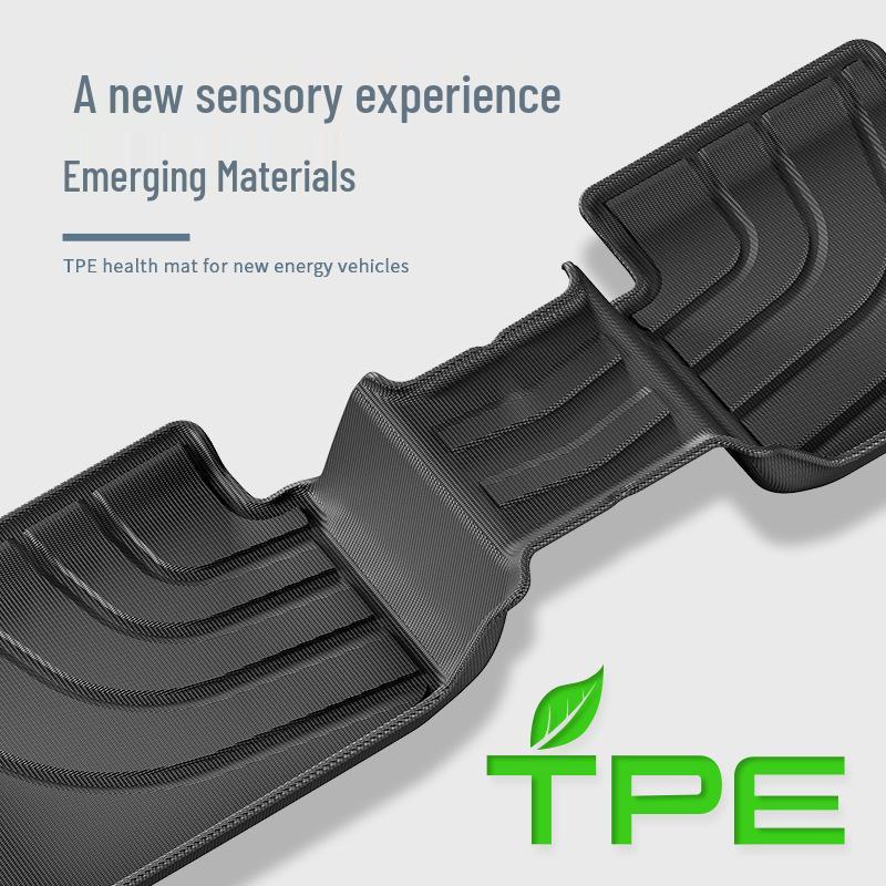 Eco-Friendly Waterproof TPE Floor Mats & Trunk Mat for 2024 BMW I5