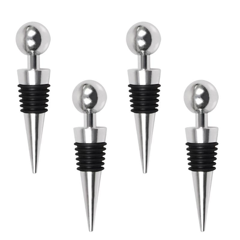 4/1PCS Wine Stopper Reusable Wine Stoppers Heart Shape Wine Beverage Bottle Wine Outlet Cap for Wine Champagne Beer Collection