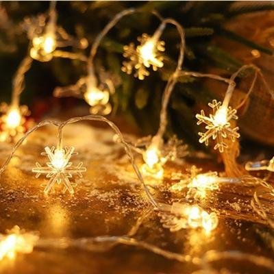 3M LED Lichterkette Lichtergirlande Weihnachtsbaumschmuck Garten Lichterkette Batteriebetrieben Außenlampe Weihnachtsdekorationen